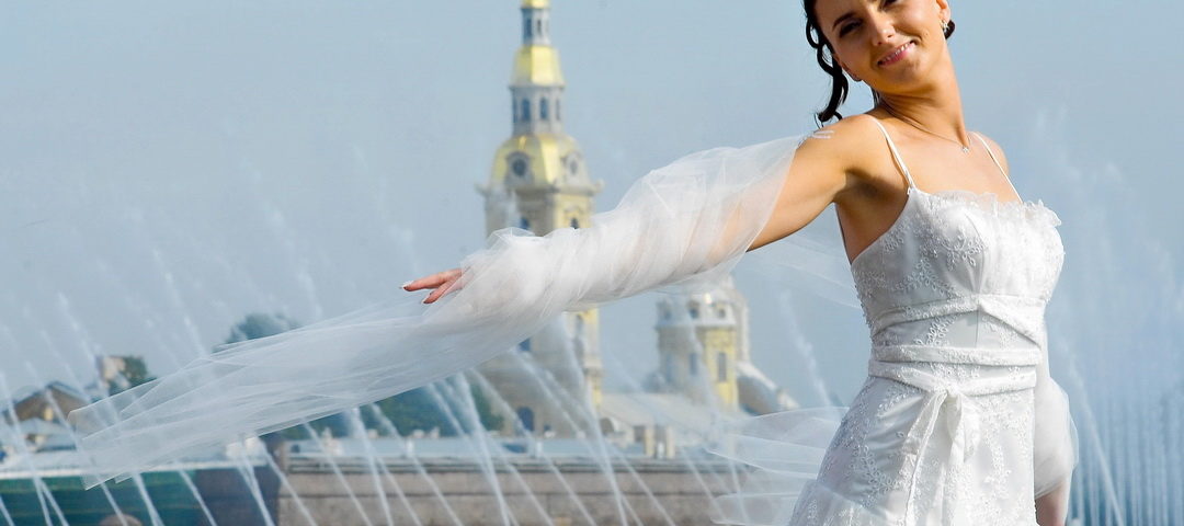 фонтан у стрелки Васильевского острова