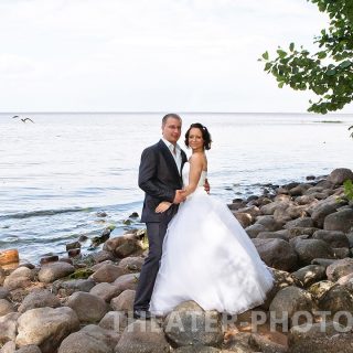 финский залив, камни, фото свадьбы