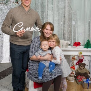 Новогодняя фотозона в ТРК "ПитерЛенд"